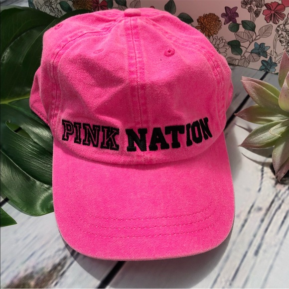 PINK Victoria's Secret Accessories - PINK Victoria’s Secret/Pink Nation Cap. Price firm
